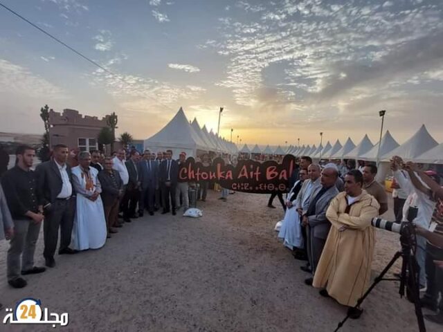 افتتاح المعرض الاقليمي للصناعة التقليدية لاشتوكة ايت باها بجماعة سيدي وساي