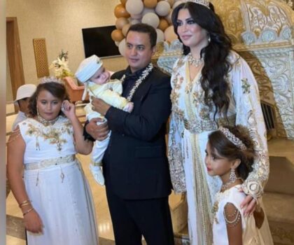 خالد الجنابي صاحب مجموعة صالونات perfect look يحتفل بعقيقة إبنه بحضور مشاهير وفنانين مغاربة