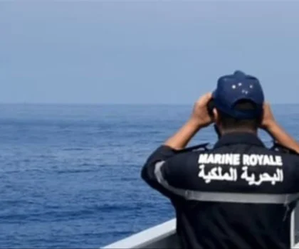البحرية الملكية تنقذ مهاجرين من جنسيات عربية مختلفة