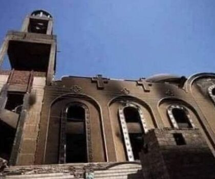 تفاصيل وفاة 41 شخصا في حريق كنيسة “أبي سيفين” بمصر