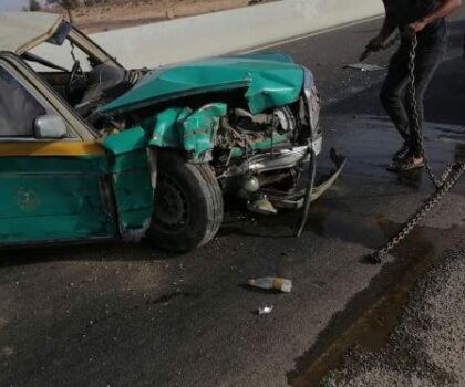 انقلاب سيارة أجرة بضواحي تيزنيت يخلف جرحى