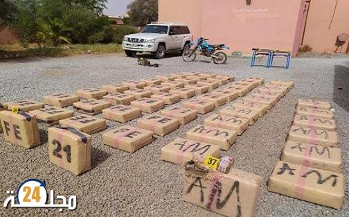 أمن البيضاء وبتنسيق وثيق مع الديستي يحجز طن و820 كلغ من المخدرات