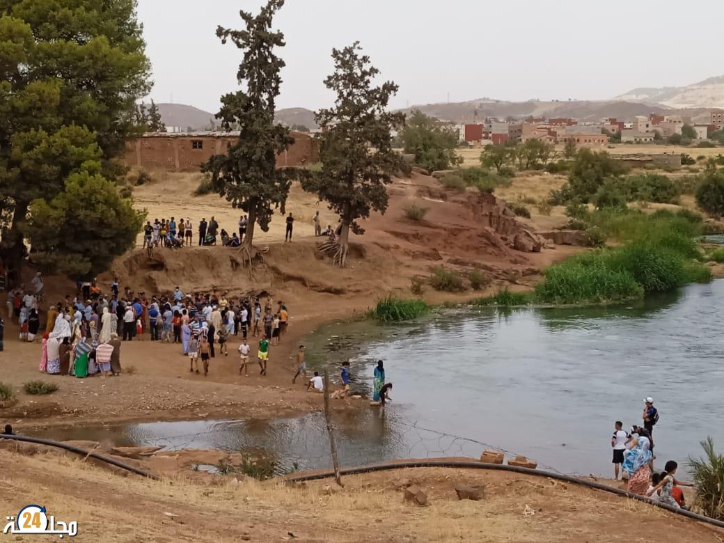 مصرع شاب ينحدر من سطات غرقا بوادي أم الربيع بمشرع بن عبو