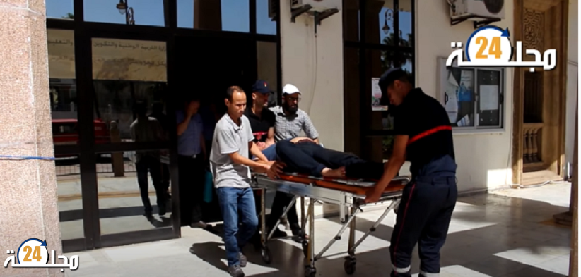 بالفيديو …..إعتصام بكاء وإغماء لمدارء المؤسسات التعليمية بسطات بسبب التعيينات من طرف المدير الاقليمي