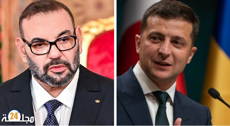 الملك محمد السادس يبعث برقية إلى رئيس أوكرانيا