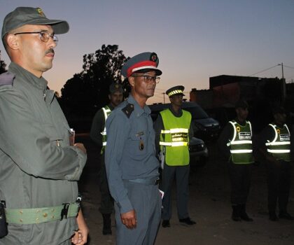 إنزال امني كبير لجهاز الدرك الملكي والقوات المساعدة بمهرجان التبوريدة حد اولاد فرج