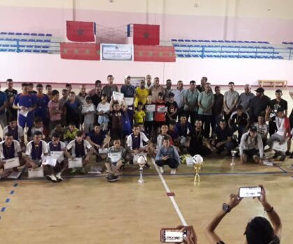 إسدال الستار على منافسات النسخة الأولى لدوري كرة القدم المصغرة بجماعة سيدي بوتميم دائرة تارجيست الحسيمة