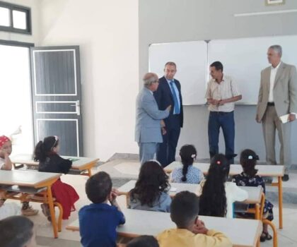 زيارات ميدانية تفقدية لعدد من المؤسسات التعليمية ببني ملال