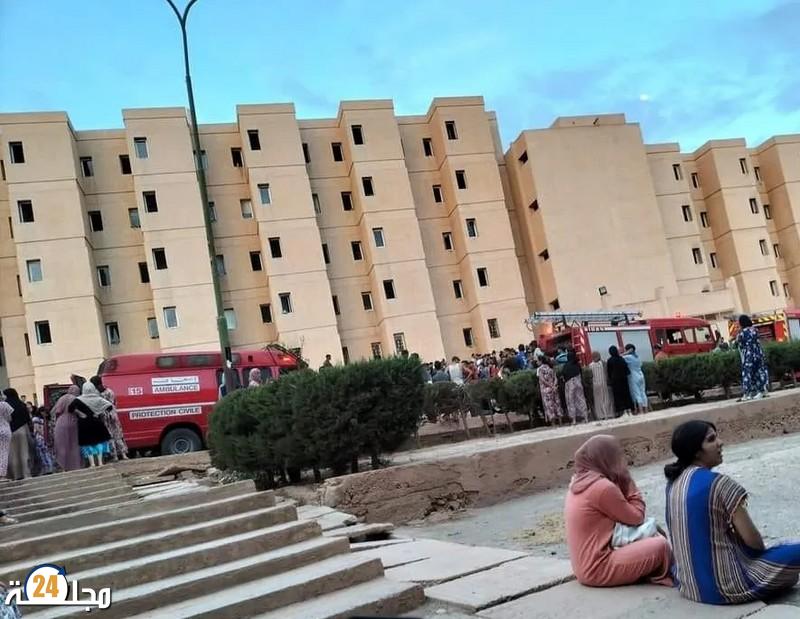 وجدة .. وفاة مصاب ثان في حريق الحي الجامعي