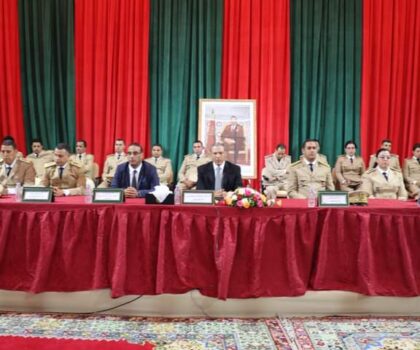 العيون…. والي الجهة يشرف على مراسيم تنصيب الكاتب العام الجديد و باشا المدينة