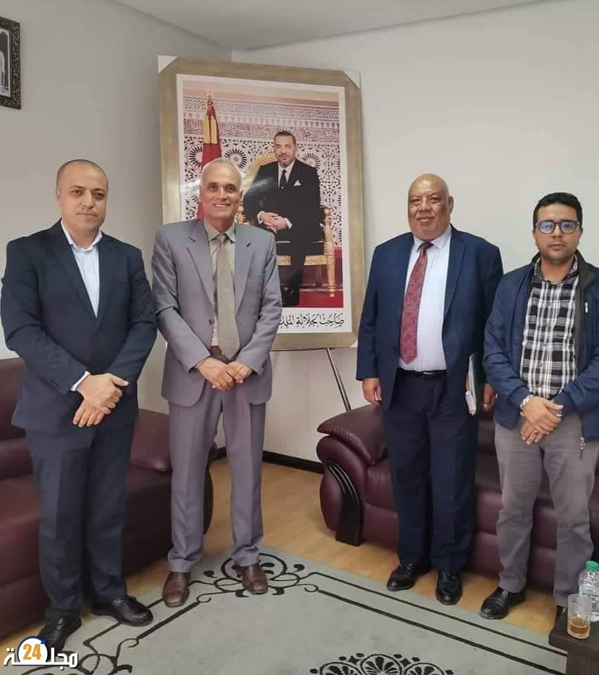 لقاء جمع البرلماني عبد اللطيف الزعيم وممثلين عن المديرية الإقليمية للتعليم بالرحامنة