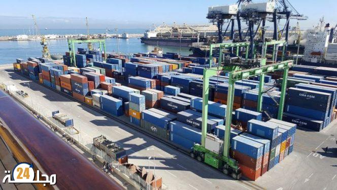 حركة الرواج بالموانئ تتجاوز 91 مليون طن سنة 2021