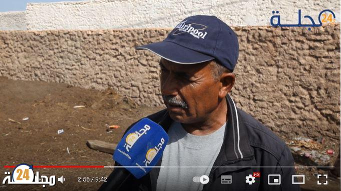 بالفيديو صادم ….مواطن من جماعة أكدانة ضواحي سطات …شعلو اللعافية في 64 نعجة ديالي كلها ماتت ومخديتش حقي.