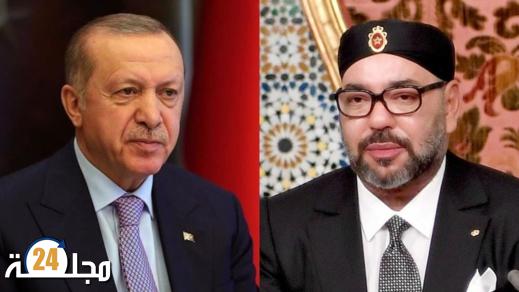 أردوغان يوجه دعوة للملك محمد السادس لزيارة تركيا