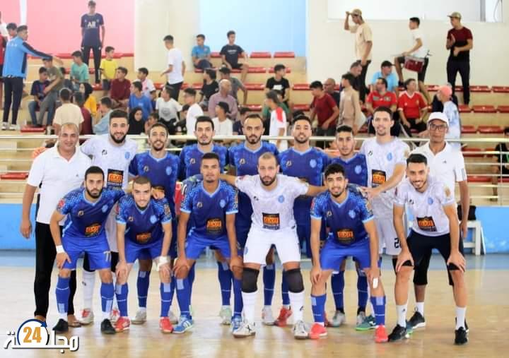 نادي لكوس القصري للفوتصال ضمن ثلاثي زعامة الدوري الاحترافي الأول بفوز عريض أمام النصر السطاتي.