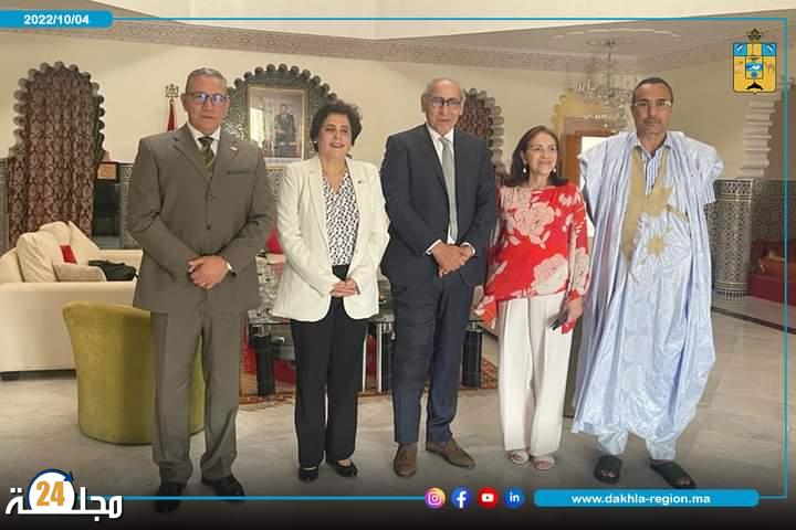 رئيس مجلس جهة الداخلة واد الذهب يستقبل وفد رفيع المستوى من غواتيمالا