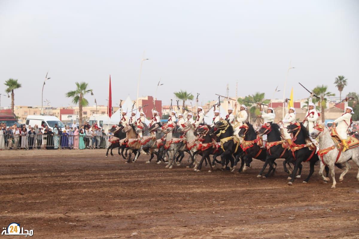 إنطلاقة فعاليات الدورة السادسة عشر للمهرجان الوطني للفروسية بمدينة الدشيرة