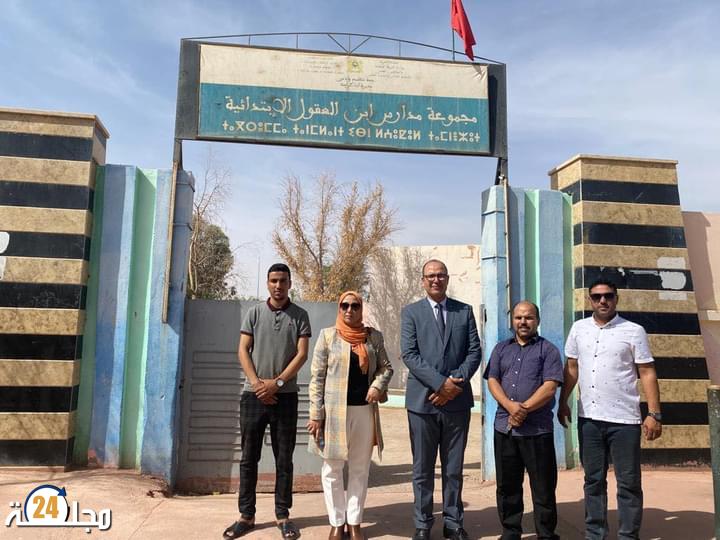مدير الأكاديمية يقوم بزيارة تفقدية لمجموعة من المؤسسات التعليمية بجماعة الزاك