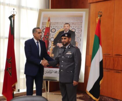 حموشي يستقبل القائد العام لشرطة أبوظبي