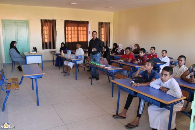 تلاميذ الثانوية الإعدادية تيوغزة يحتفلون بذكرى المولد النبوي الشريف