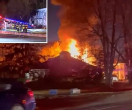 تحطم طائرة فوق مبنى سكني بأمريكا ومقتل جميع ركابها