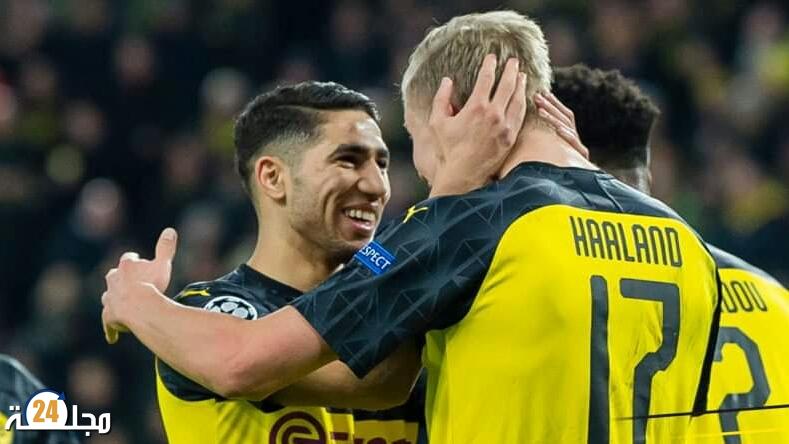 هالاند يُفاجئ أشرف حكيمي بتصريح رائع