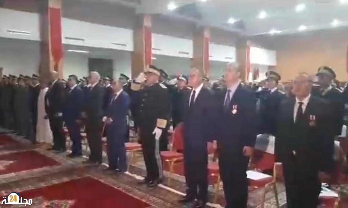 عامل إقليم الجديدة المعين حديثا يتراس حفل انصات للخطاب الملكي بمناسبة عيد المسيرة الخضراء