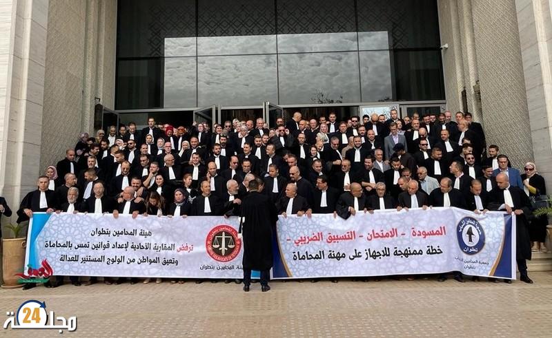 إضراب المحامين يشل المحاكم ويرهن مصير آلاف السجناء