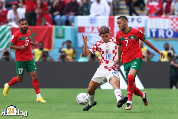 المنتخب المغربي يكسب نقطة ثمينة أمام منتخب كرواتيا في مستهل حضوره بمونديال قطر.