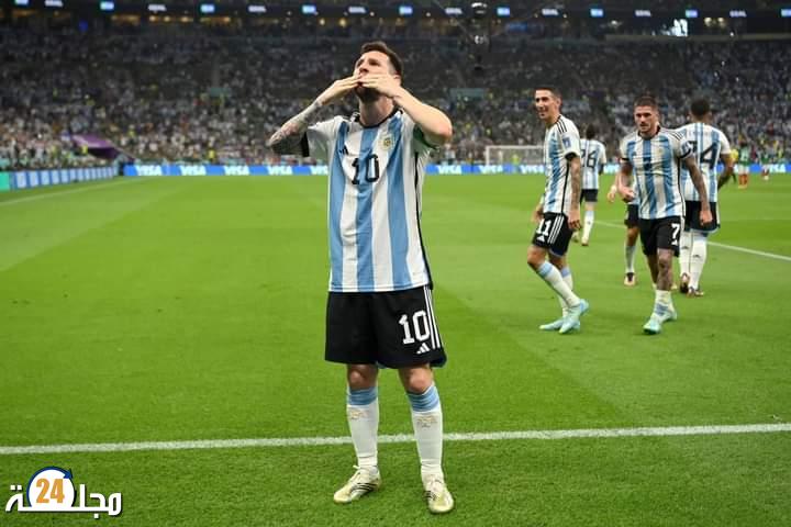 منتخب الأرجنتين يطيح بمنتخب المكسيك و يحيي آماله في المرور للدور الثاني بمونديال قطر 22 .