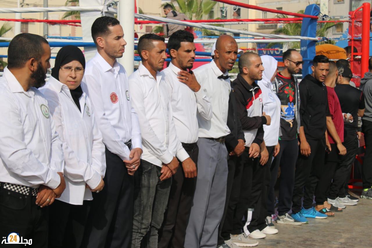 تنظيم مسابقة الكيك بوكسينك بمدينة الدشيرة