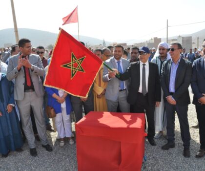 عامل إقليم سيدي إفني يشرف على إعطاء انطلاقة مشاريع تنموية بجماعة مير اللفت