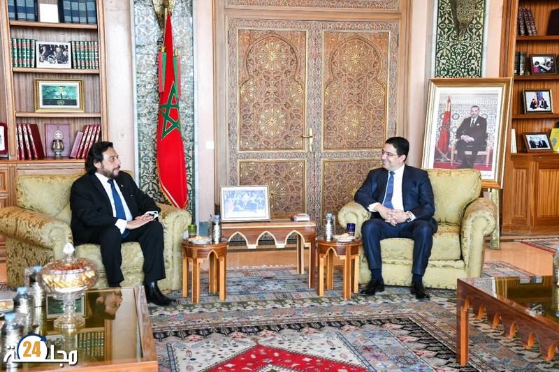 ناصر بوريطة يستقبل نائب رئيس جمهورية السالفادور