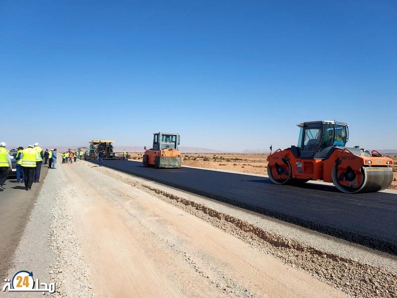 الطريق السريع تيزنيت – الداخلة.. نسبة الإنجاز بلغت أزيد من 80 في المائة