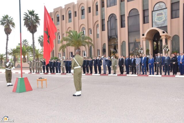 عامل اقليم تيزنيت يتراس مراسيم تحية العلم