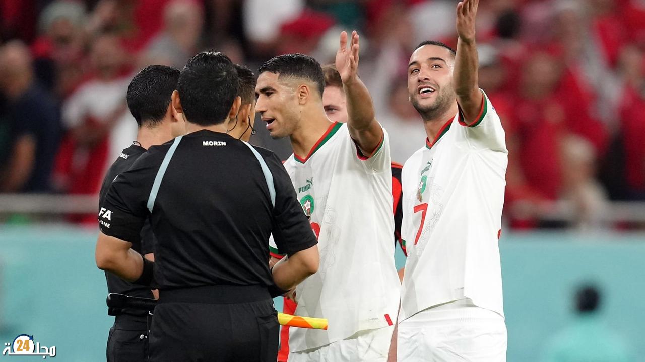 الكشف عن حكم مباراة المغرب وكندا