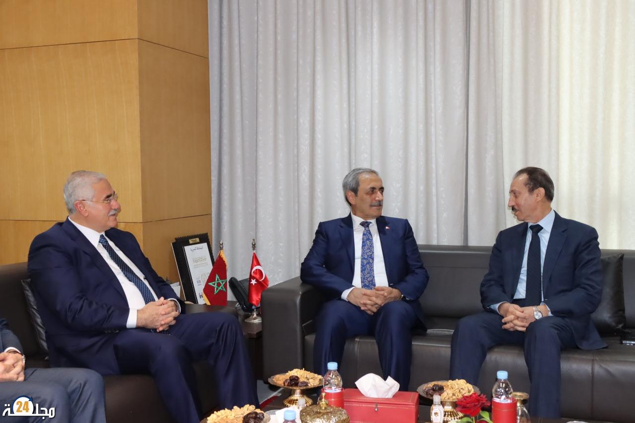 الداكي يستقبل الرئيس الأول والمدعي العام لمحكمة النقض بجمهورية تركيا