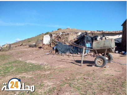 الأمطار الأخيرة تتسبب بخسائر للمواطنين بالعالم القروي ضواحي أجلموس