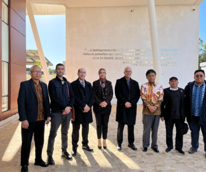 زيارة وفد من السفارة الإندونيسية بالرباط  لكلية اللغات والفنون والعلوم الإنسانية بجامعة الحسن الأول- سطات