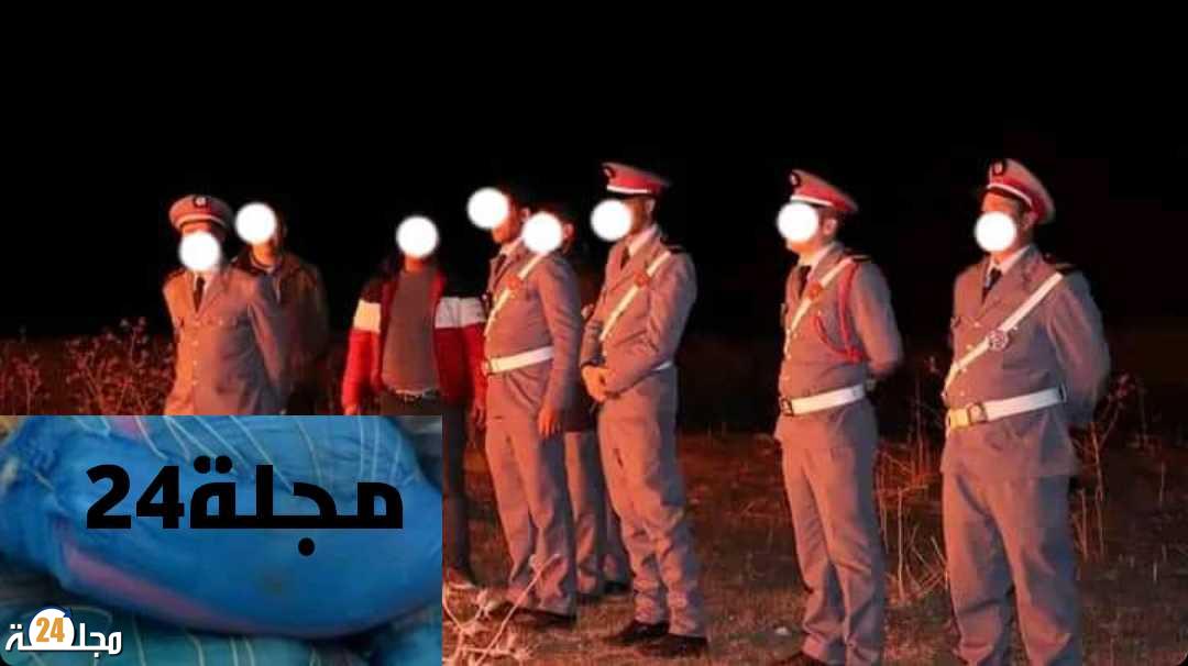 جهود الدرك تفضي لحجز كمية مهمة من الكيف بانشادن ضوحي اكادير