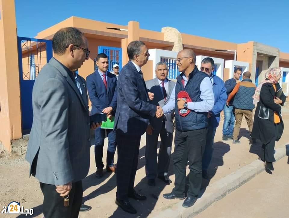 جمال خلوق يتفقد مشاريع لتعزيز العرض الصحي والاجتماعي بالإقليم استوكة