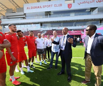 موتسيبي  يشيد بجهود جلالة الملك وحرصه على دعم كرة القدم المغربية والإفريقية