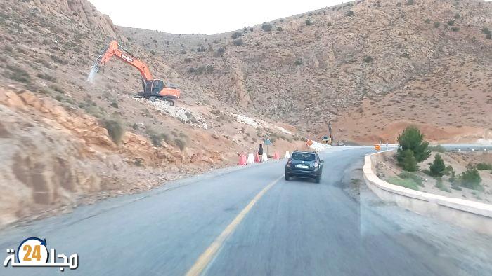 انقطاع حركة السير غدا السبت على الطريق الوطنية بين ميدلت والريش