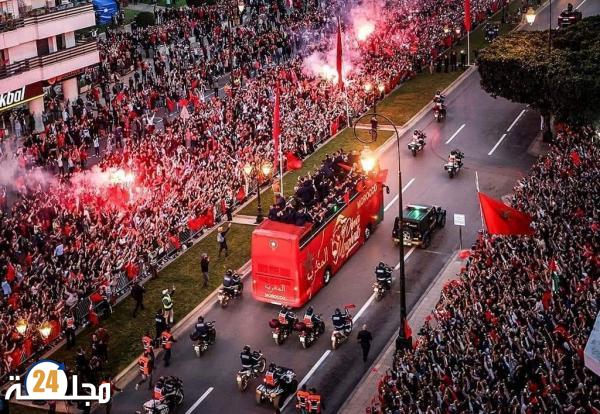 استقبال تاريخي من الشعب المغربي يليق بالإنجاز المبهر لأسود الأطلس بمونديال قطر