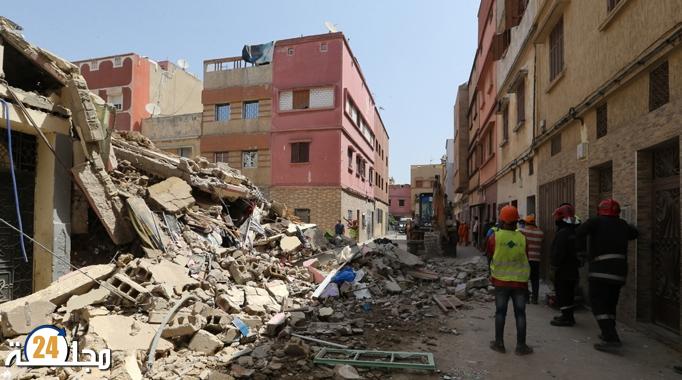 الدار البيضاء: مصرع ثلاثة أشخاص في انهيار منزل آيل للسقوط