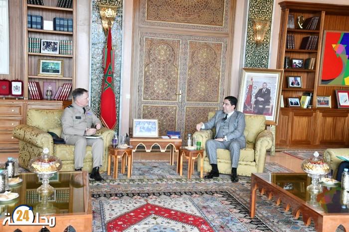 بوريطة يستقبل كبير مستشاري رئيس أركان الدفاع البريطاني لشؤون الشرق الأوسط وشمال إفريقيا
