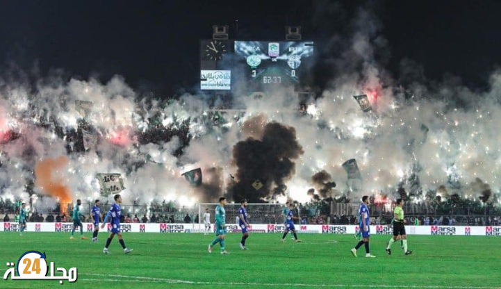 الرجاء يهزم اتحاد طنجة بثلاثية نظيفة