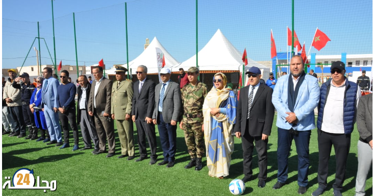 عامل إقليم سيدي إفني يعطي انطلاقة قافلة “مواهب كروية”