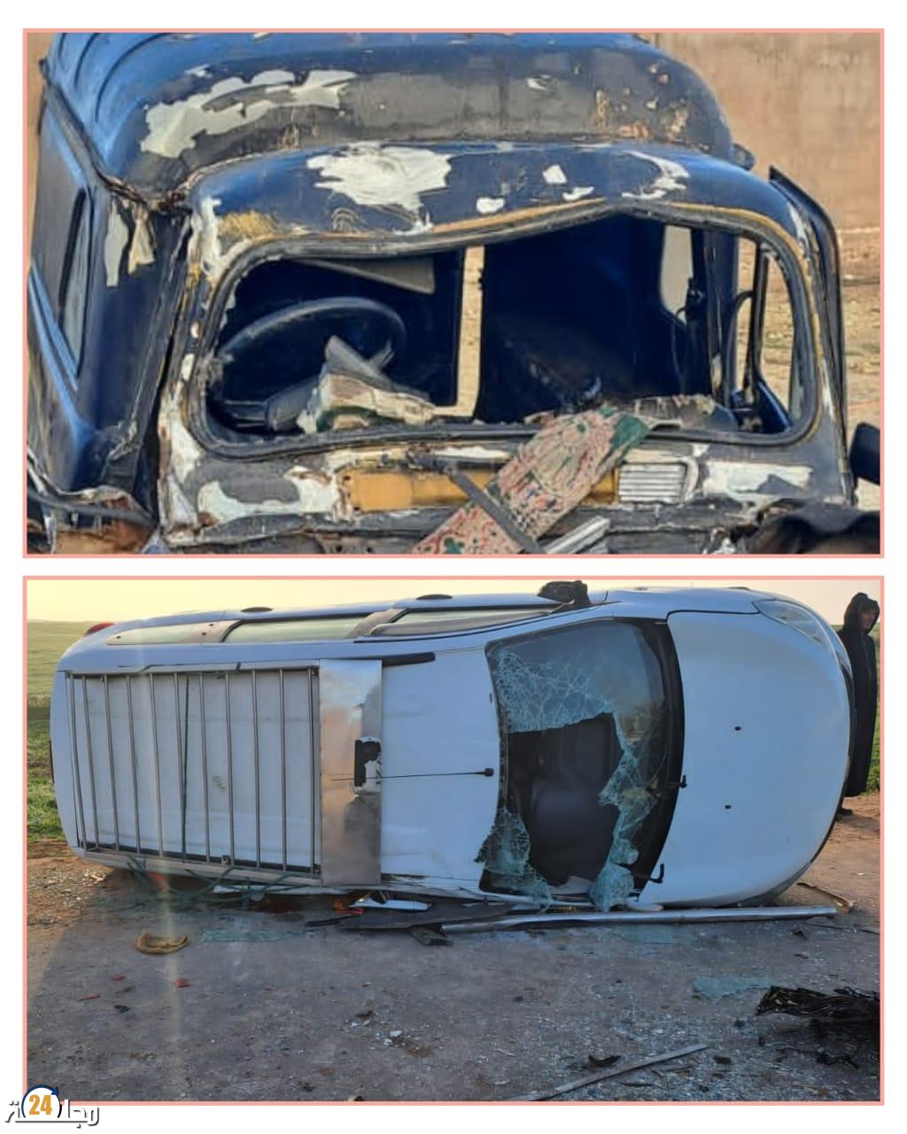 الجديدة…حادثة سير بين الجديدة و سوق سبت ولاد بوعزيز تخلف قتيلا و 8 جرحى