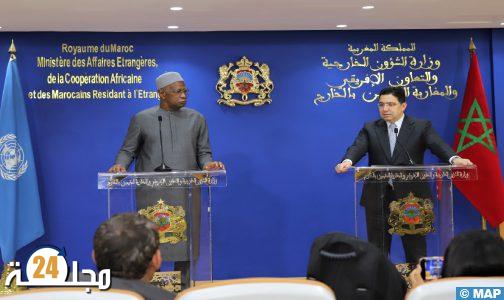 بوريطة يجدد التأكيد على دعم المغرب لجهود الأمم المتحدة لإيجاد حل للأزمة في ليبيا